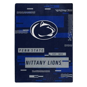 plush Rachel blanket with PENN STATE Nittany Lions, Athletic Logo, and Est. 1855